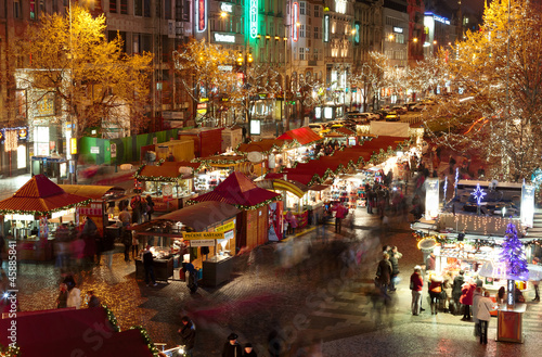 Christmas Markets in San Venceslao Square - Prague photo