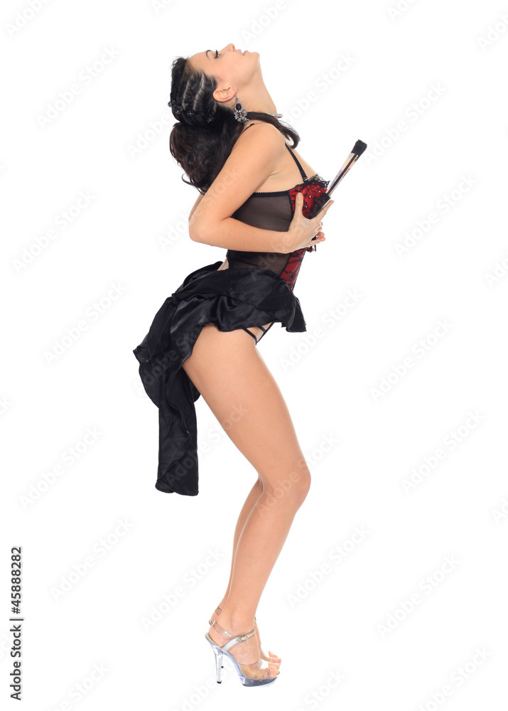 Sexy moulin rouge girl wearing hot lingerie Sexy moulin rouge girl wearing hot lingerie