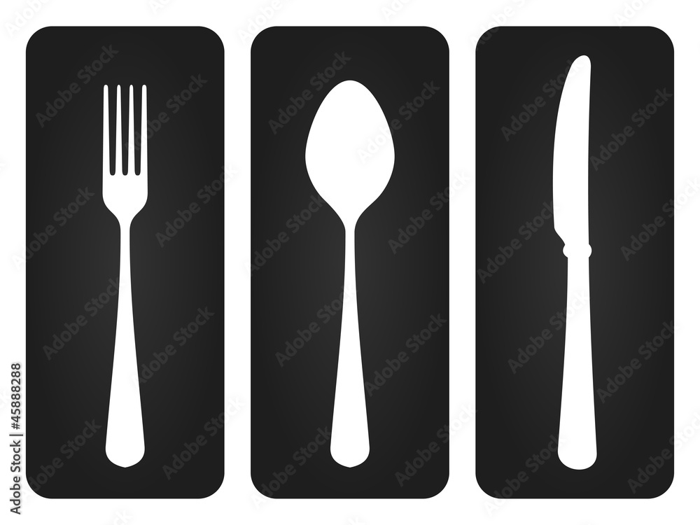 Cutlery Set in Black
