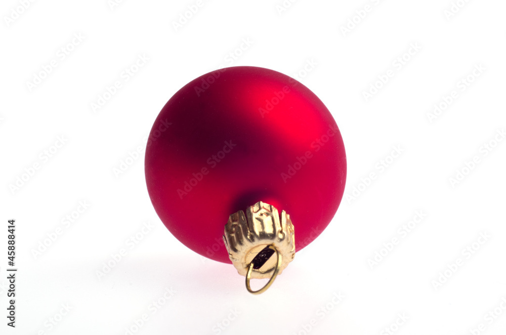 Christmass bauble isolated on the white background