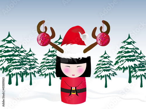 kokeshi cerf