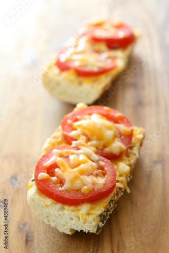 Tomato Cheese Crostini