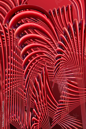 rote Leitungen, Illustration