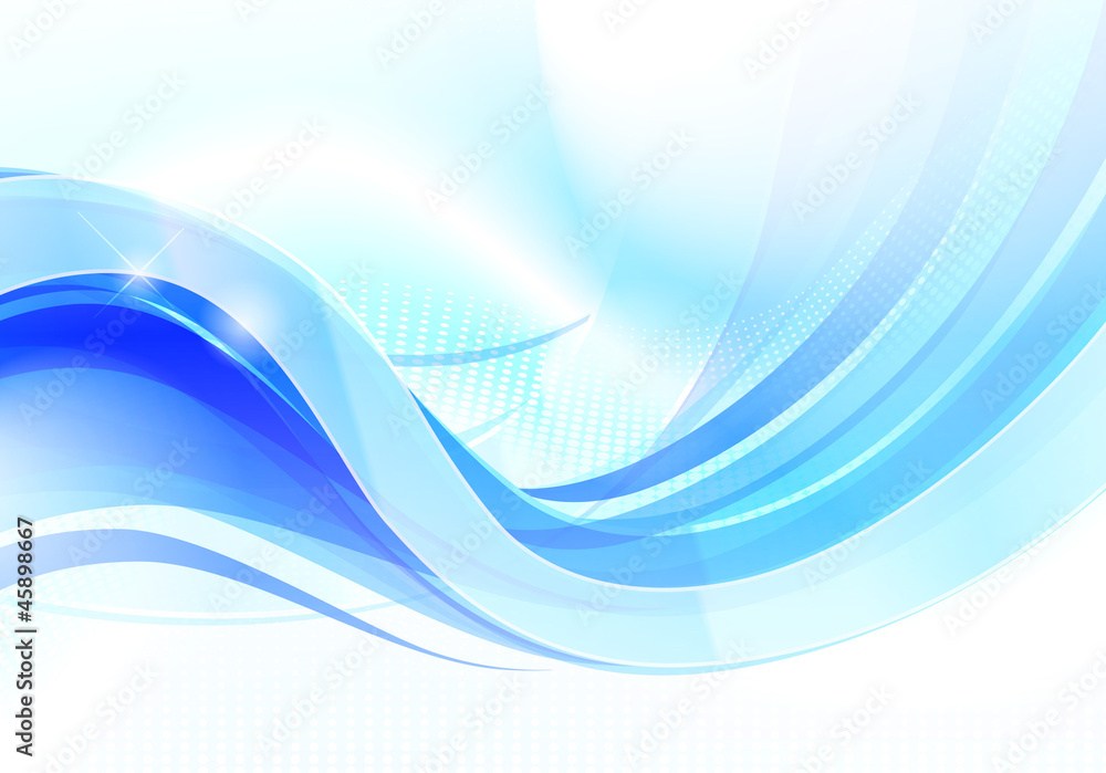 Fototapeta premium Stylish abstract wave flow