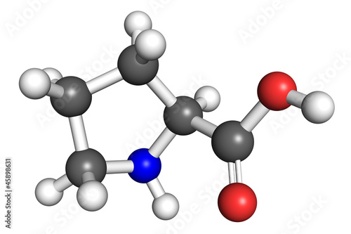 Proline molecule photo