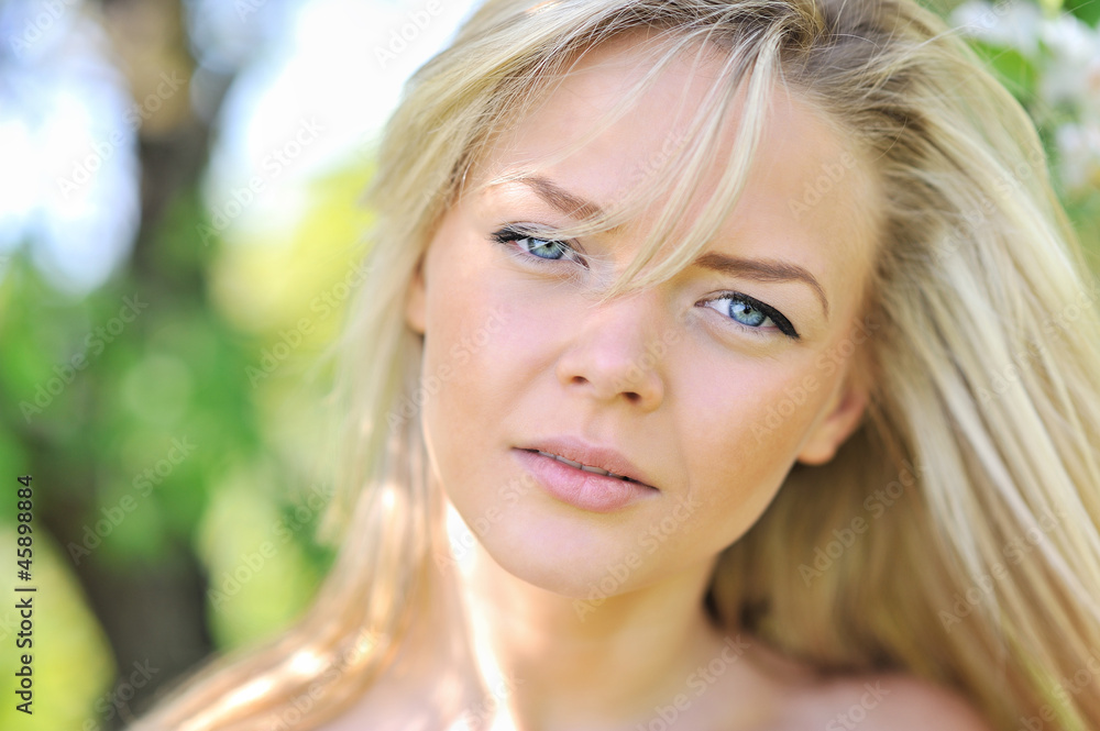 Beautiful girl face. Perfect skin Beautiful girl face. Perfect skin
