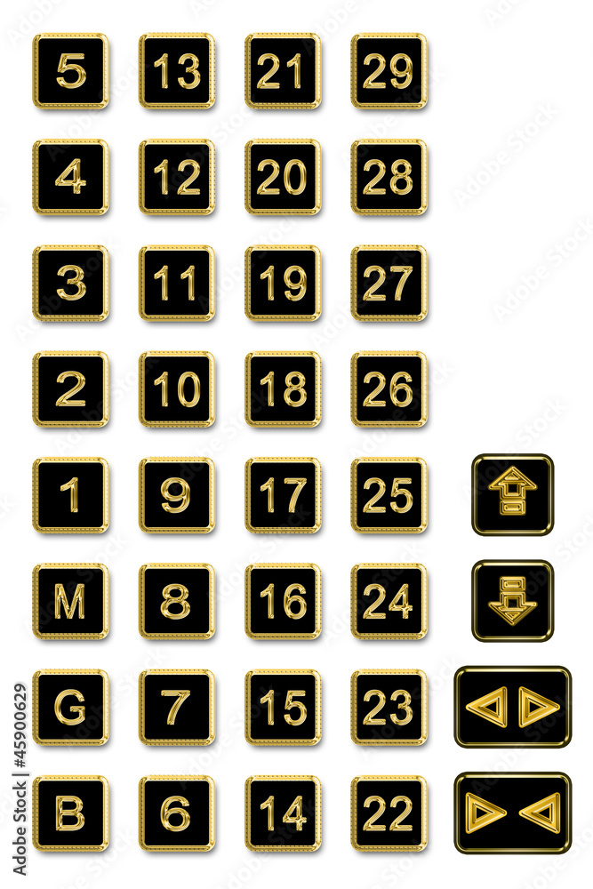 Gold button Gold button