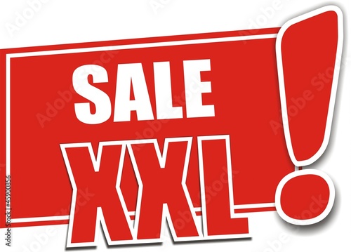 étiquette sale XXL