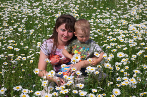 Mother and son