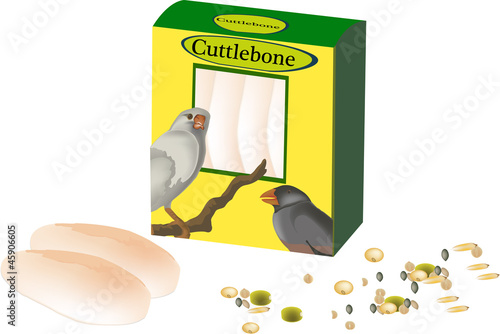 box cuttlebone for canaries