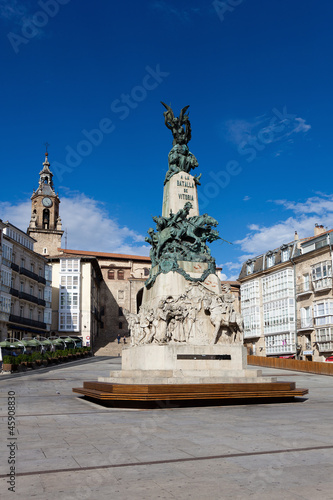 Virgen blanca square, Vitoria, Alava, Spain