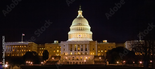 Capitol Building at Night, Washington DC