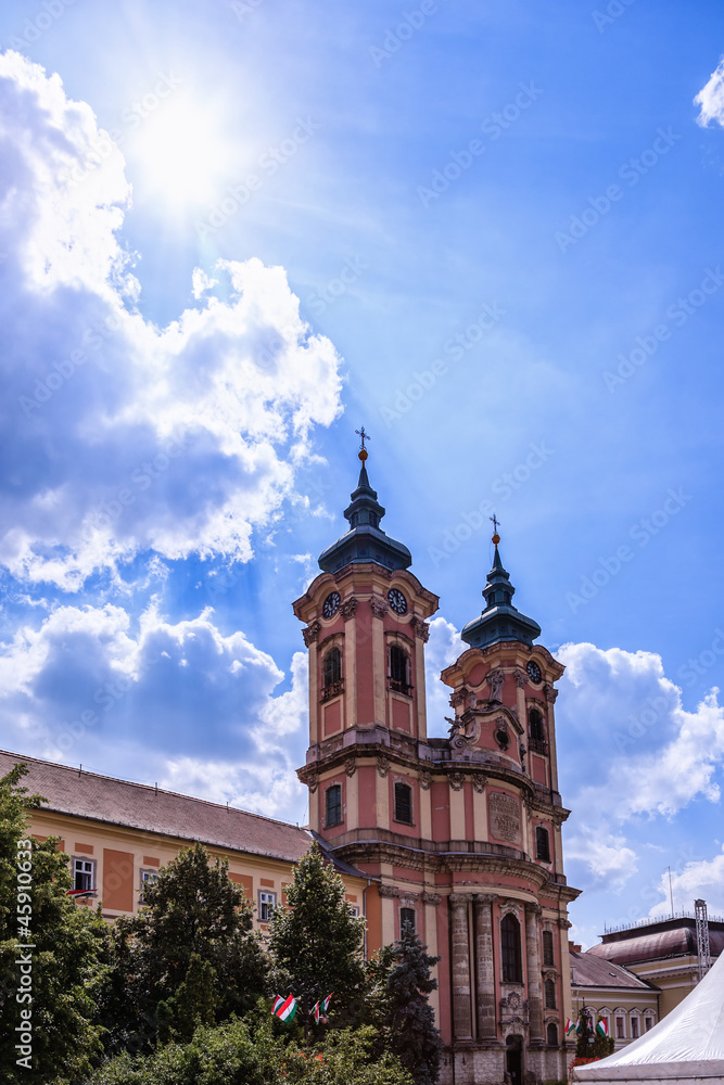 The parish Church in Eger, Hungary.