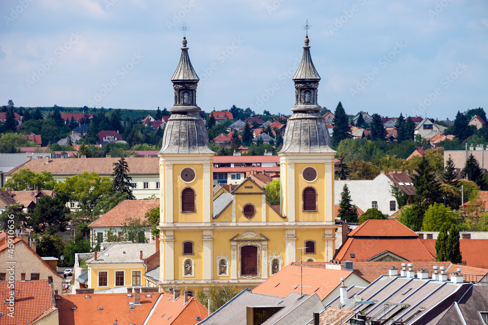 The Cistercian Church in Eger, Hungary.