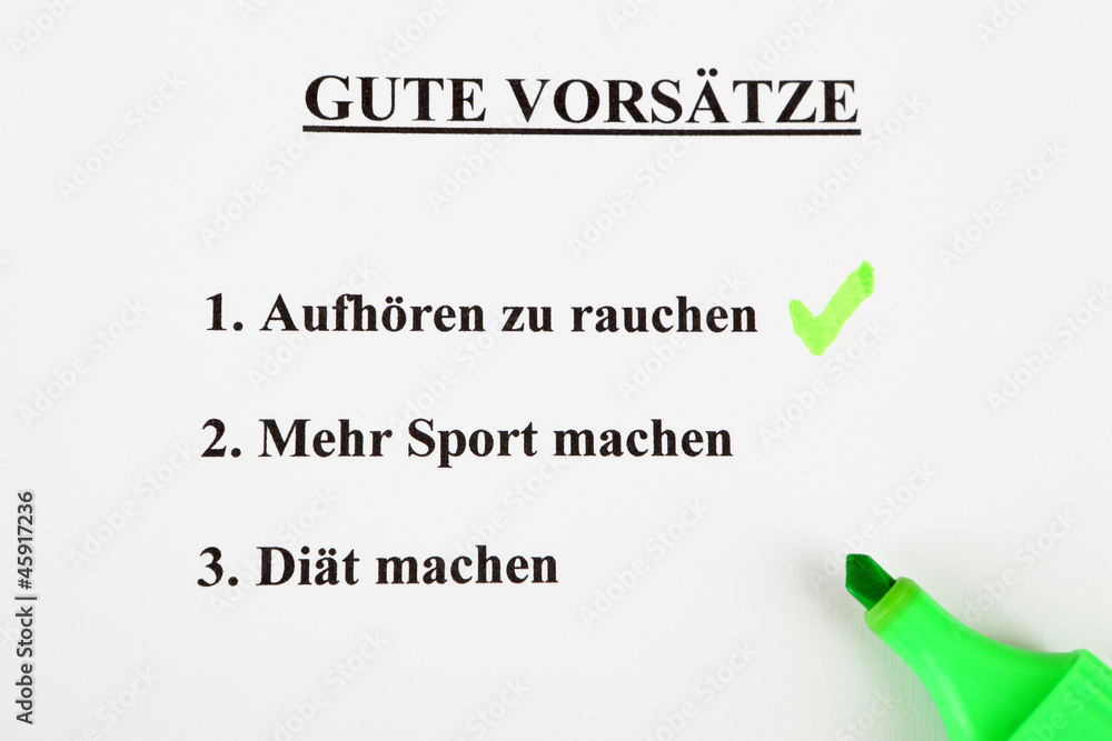 Vorsatz Rauchen Vorsatz Rauchen