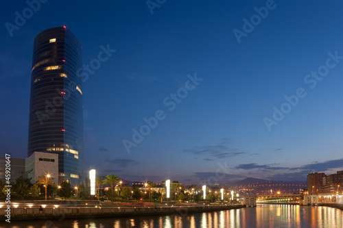 River nervion, Abandoibarra, Bilbao, Bizkaia, Basque Country, Sp photo