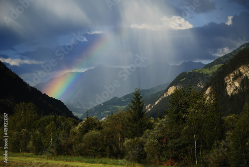 Rainbow in the Alps