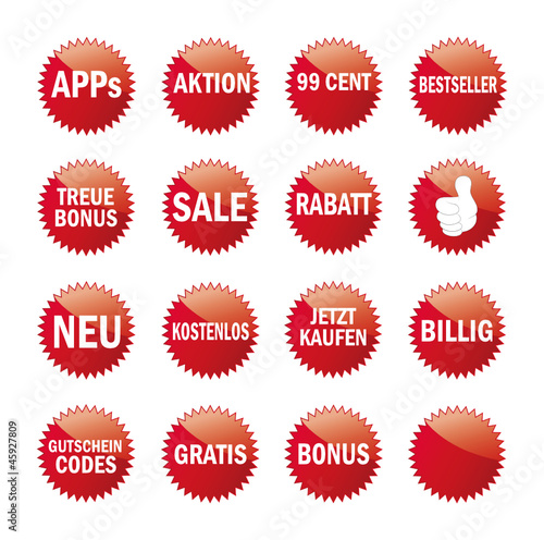 Werbe-Sticker Set  VERKAUF