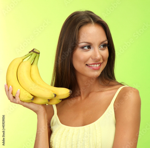 beautiful young woman with ...