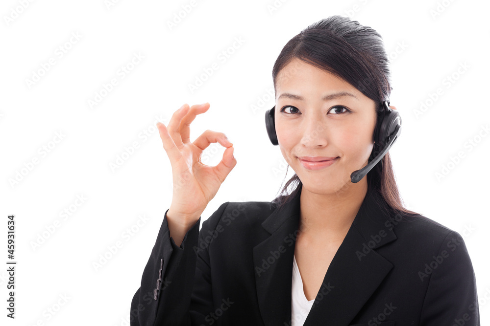 asian businesswoman on white background asian businesswoman on white background
