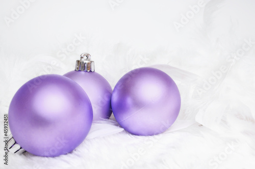 purple baubles
