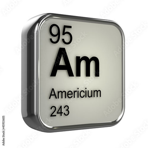 3d Periodic Table - 95 Americium