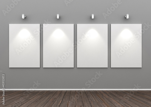 4 Galeriebilder im Spotlight ohne Holzrahmen