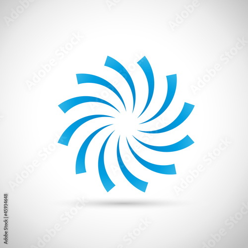 Blue Vortex background # Vector