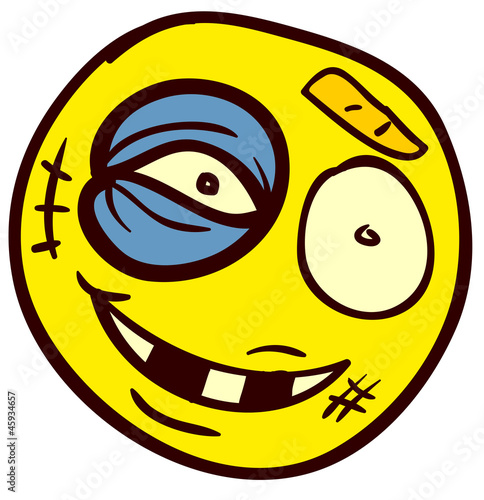 Smiley Doodle drubbing