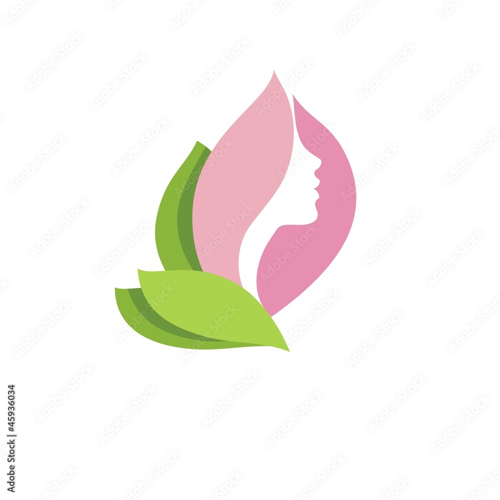 Fototapeta premium Woman beauty in blossom