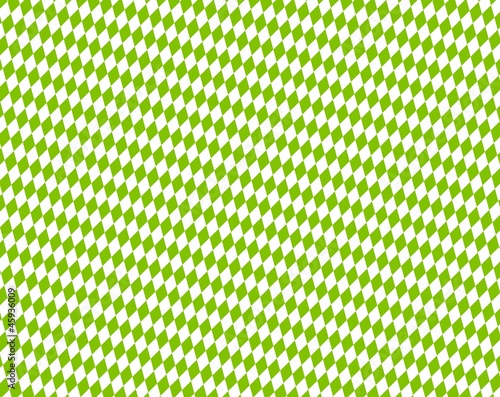 Rautenmuster in Grün und Weiß - Hintergrund