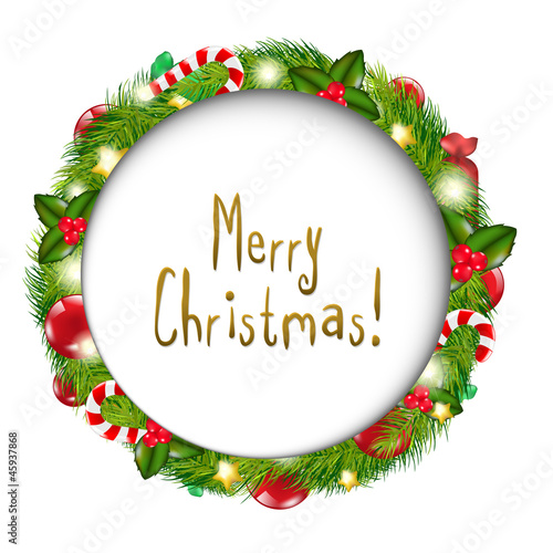 Merry Christmas Speech Bubble