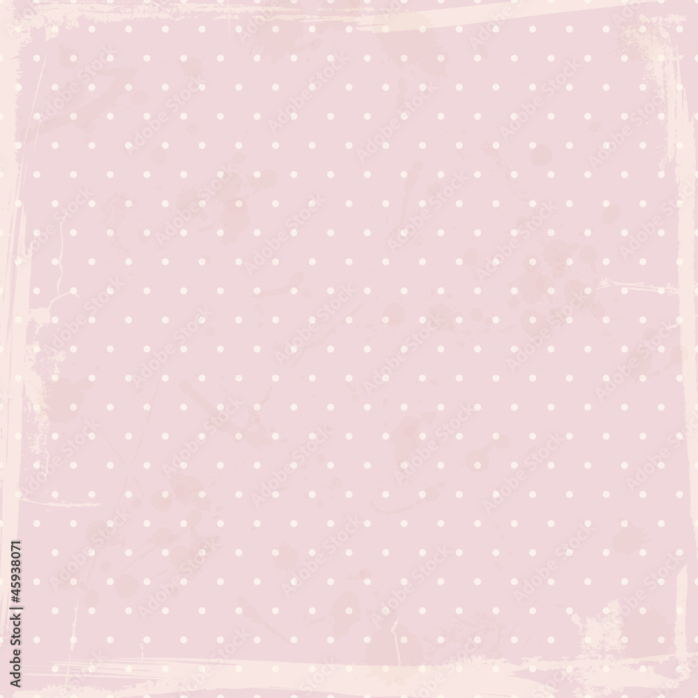 Retro Background Dots Rose Retro Background Dots Rose