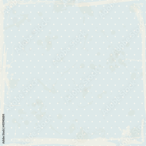 Retro Background Dots Blue