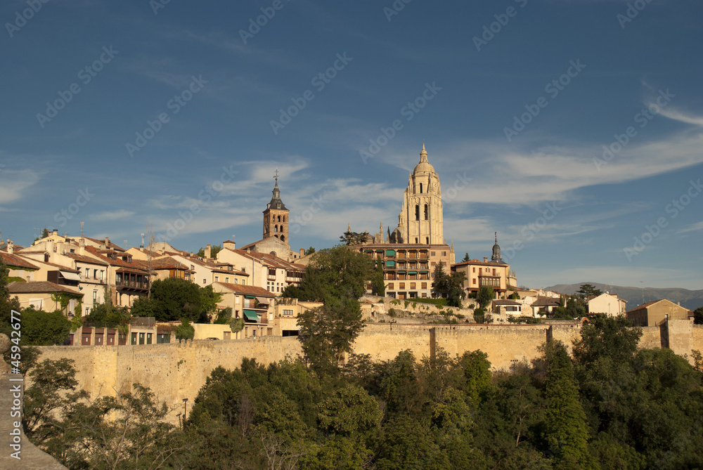 View of the Segovia(Spain)
