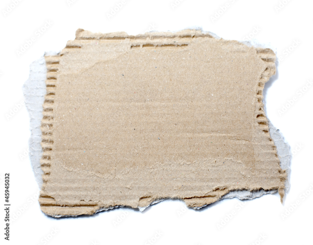 Fototapeta premium morceau de carton recyclage