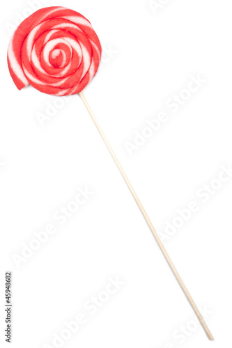 Red spiral lollipop