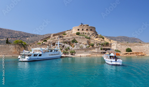 Crete Spinalonga Fortress Greece