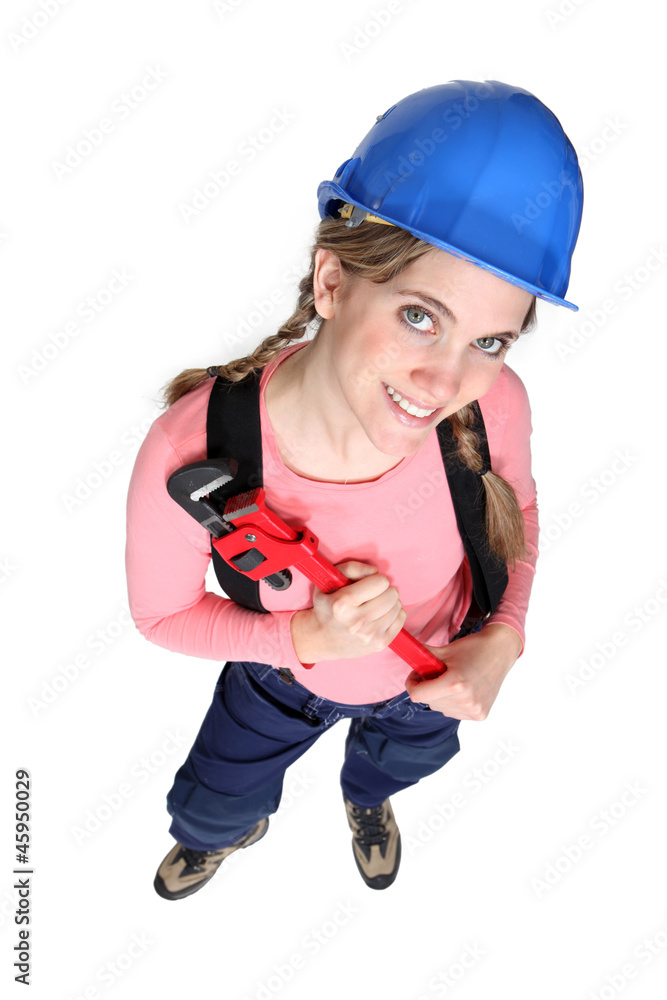 Female DIY enthusiast Female DIY enthusiast