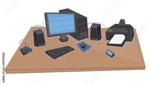 it desk