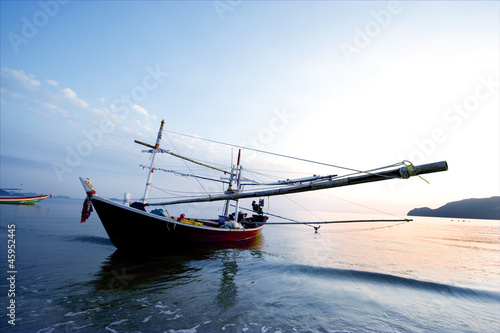 Fishing Boat at Subrise