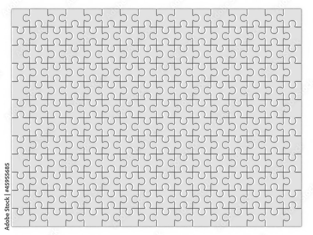 blank jigsaw Stock Illustration | Adobe Stock