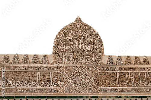 Decorative relief of mable