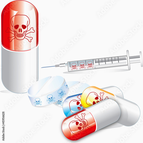 Cyanide Capsule Illustration