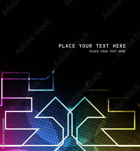 abstract bright colorful vector background