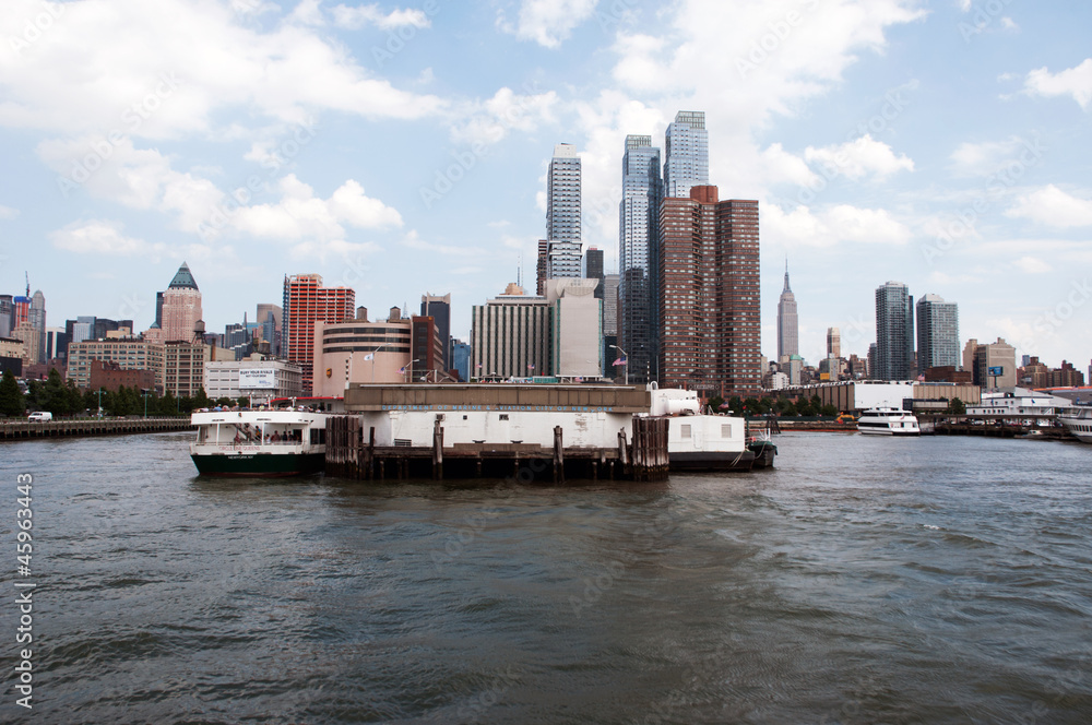 skyscrapers in Manhattan