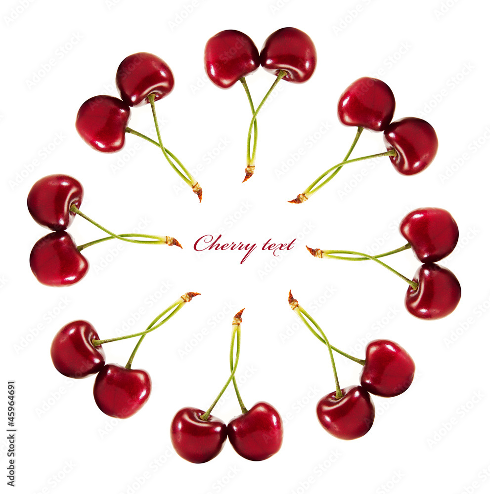 range of ripe cherries range of ripe cherries