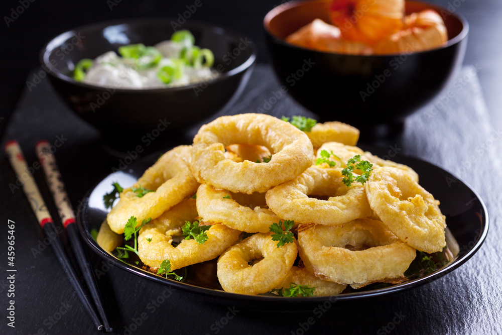 Calamari rings Calamari rings