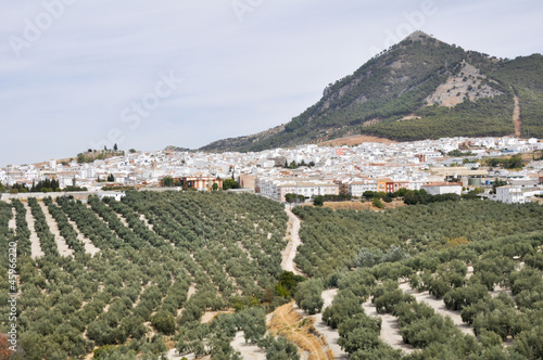 Panoramic view of Rute  Cordoba  Spain 