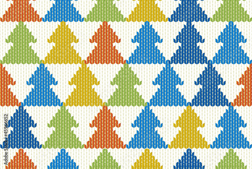 Seamless textile christmas